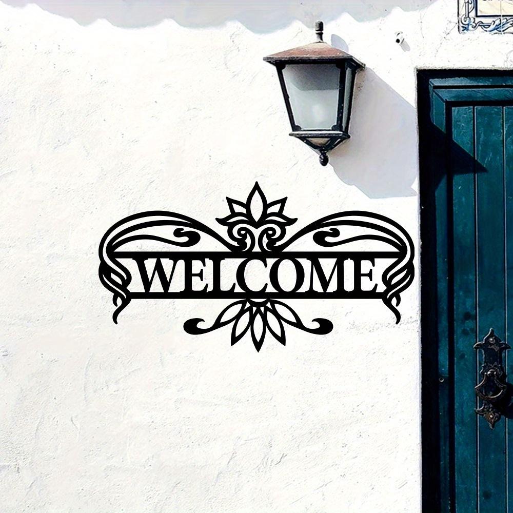 Personalizable Metal Sign Unique Silhouette Garden Decor Holiday Gift