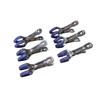 Woodwind Instrument Repair Kit: 6 Clarinet, Oboe, Flute, Piccolo Pads & Key Clips