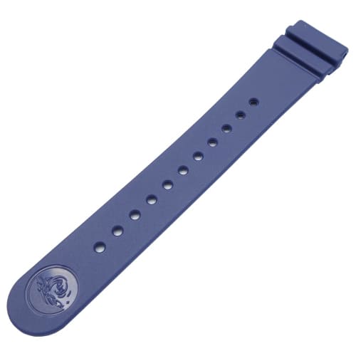 Seiko Watch Strap, RS04K22NY2, 22mm Mounting Width, 20mm Buckle Width, Urethane, Navy Blue, Genuine Diver's Watch.