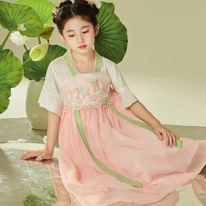 Xiao Hu Pati Girls' Summer Hanfu Dress