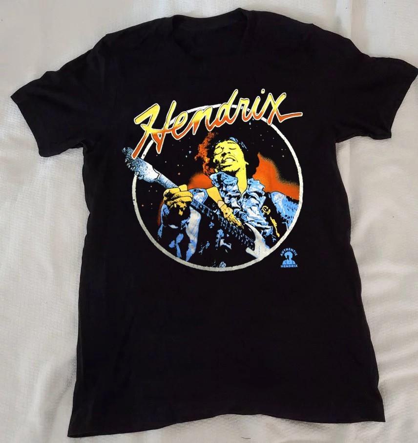 Jimi Hendrix Script Circle American Rock Shirt YH245 XXXL