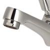 Time Delay Silver Faucet Single Tube Cold Water Basin Taps G1/2 Thread For Home Kitchen Bathroom Hotel