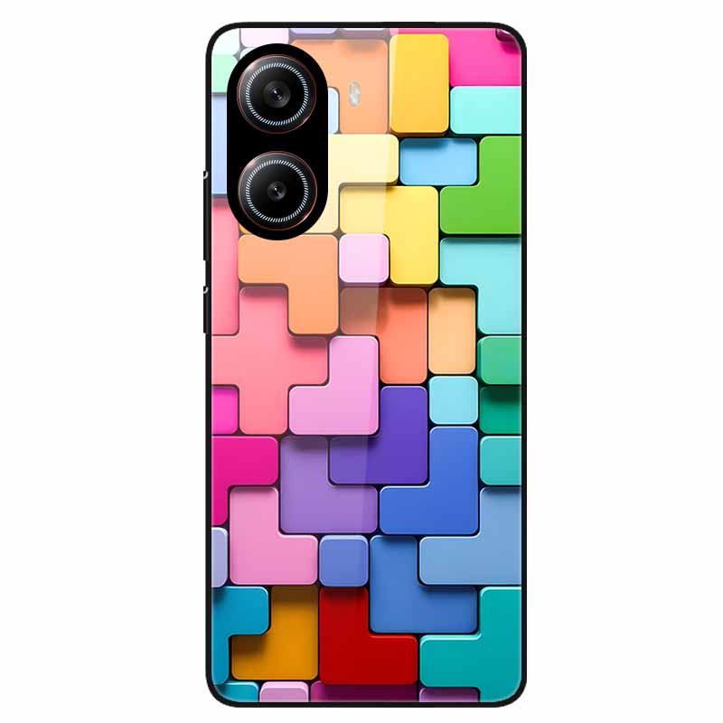 For Poco X7 Pro Case Fashion Tempered Glass Hard Phone Back Cover for Xiaomi Poco X7 Pro Cases PocoX7Pro X 7 Pro X7Pro Shell new
