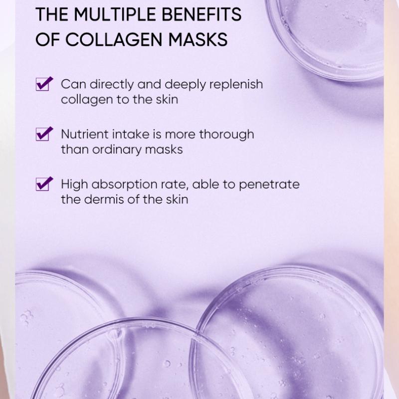 Collagen Mask SADOER Peptide Yeast Essence Mask, Skin Care Products
