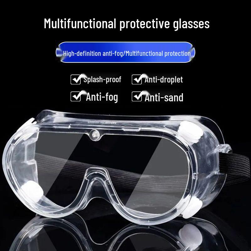 HD Anti-Fog, Windproof Goggles for Men & Women - Breathable, Ventilated, Protective Eyewear for Cycling & Skiing - Anti-Splash, Sandproof