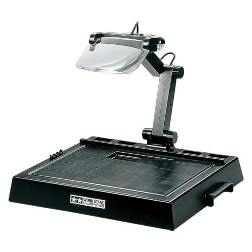 Tamiya Craft Tool Series No. 64 Work Stand with Lens for Plastic Models (Product Code: 74064)