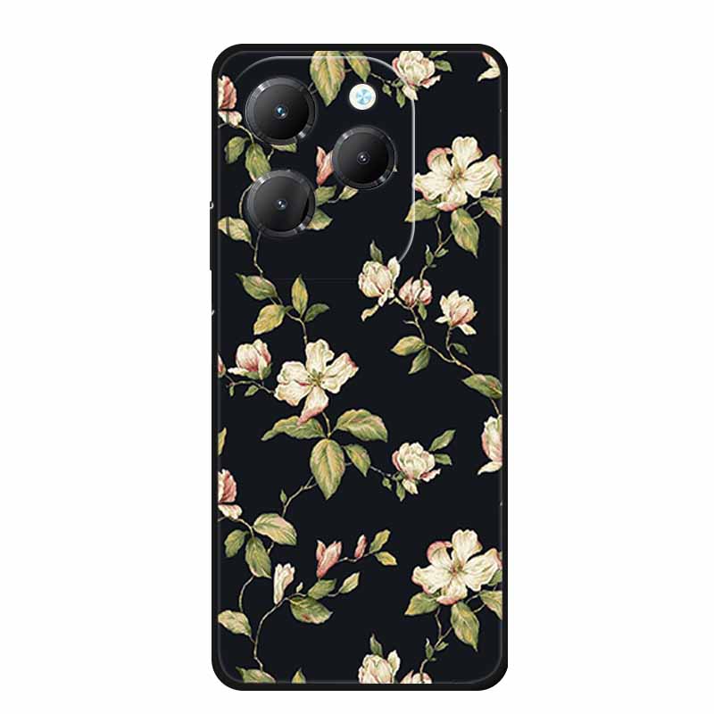 For Infinix Hot 40 Pro Case Animals Soft Silicone TPU Cover Phone Cases For Infinix Hot 40i Hot40 X6837 Protective Wolf Coque