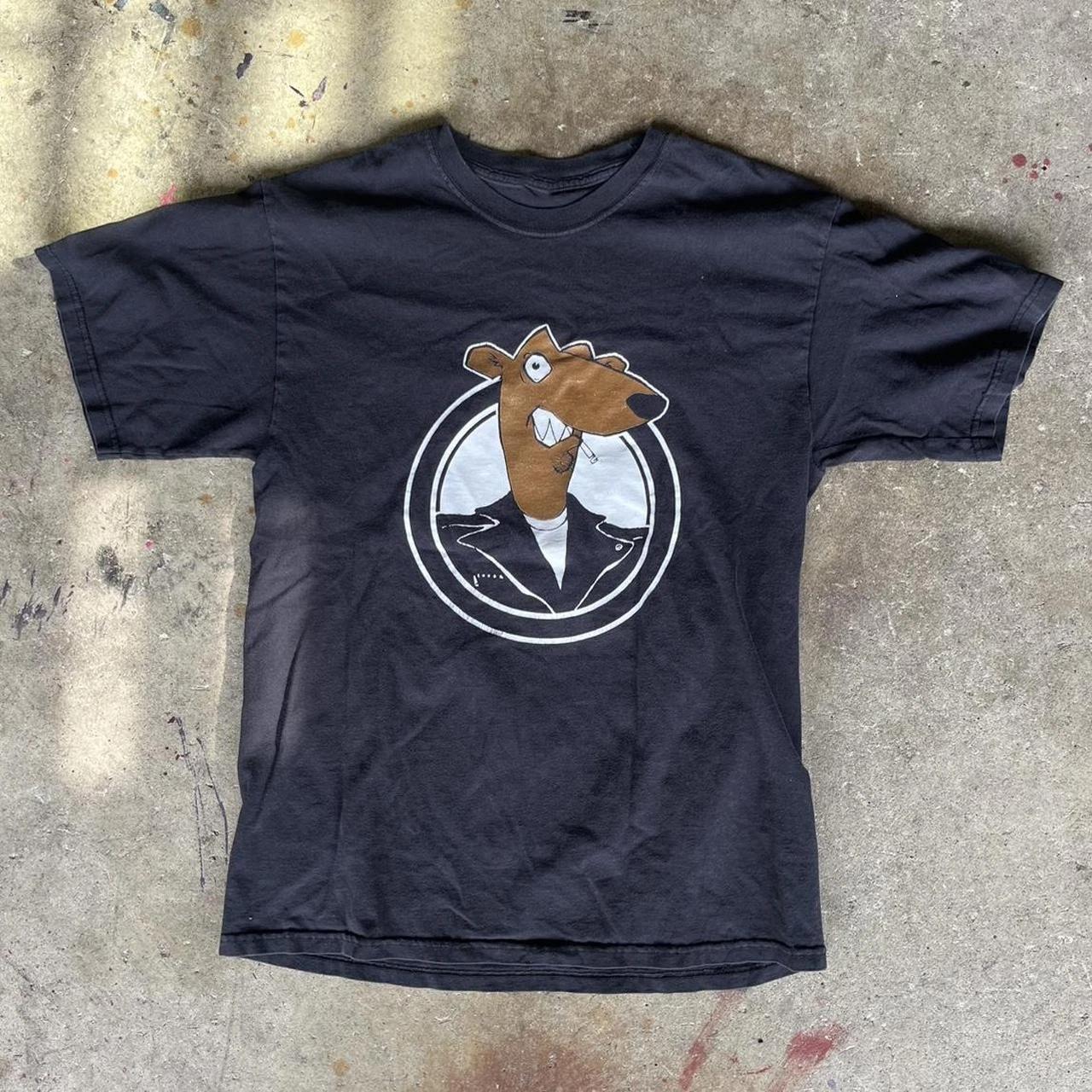 Vintage Screeching Weasel Punk band tee L