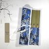 Bamboo Roll-Up Calligraphy Brush Bag: Chinese Style Pen Storage for Four Treasures of the Study