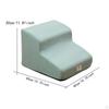 Dog Stair 2 Steps Ladder Portable Non Slip Removable Washable Cover Pet Stairs for Older Dogs