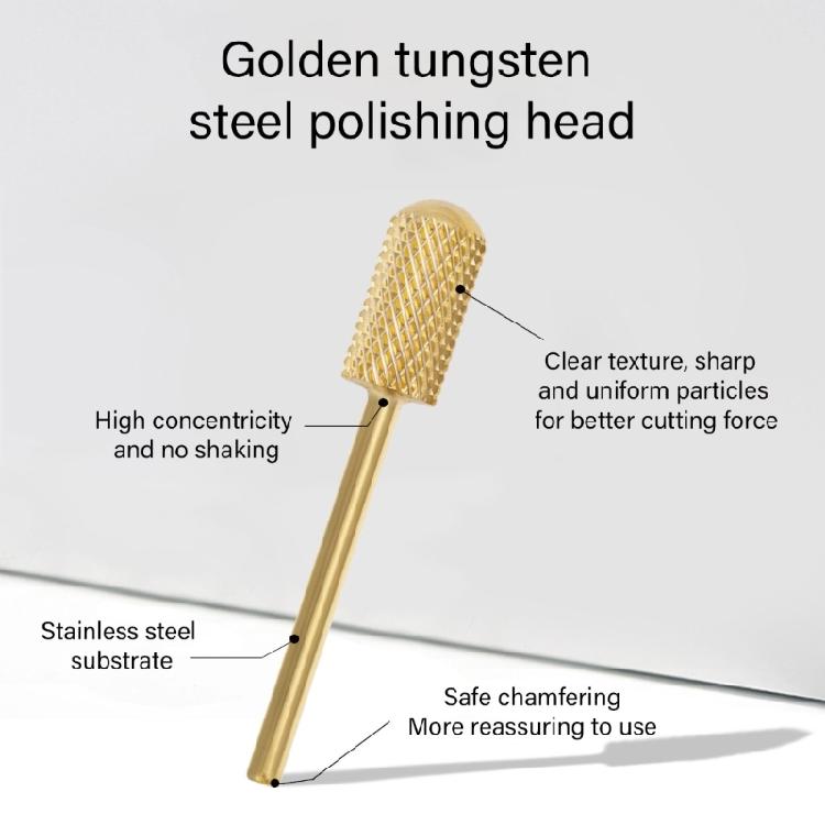 Tungsten Steel Nail Drill Bits Milling Cutter Practical Nails Art Bits for Nail Salon Use Nails Art Tool