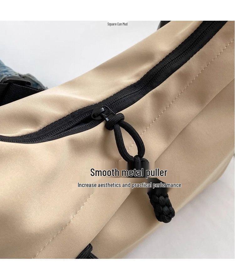 Borsa per gnocchi: Borsa a tracolla casual sportiva da donna in tessuto Oxford, ad alta capacità