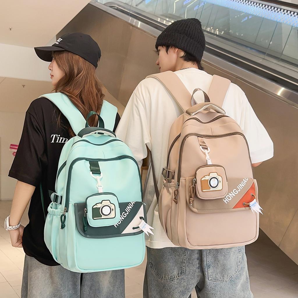 Japanese School Bag Ins Niche Students New Large-capacity Backpack, Junior High School Students Reduce the Burden of Campus Backpack
