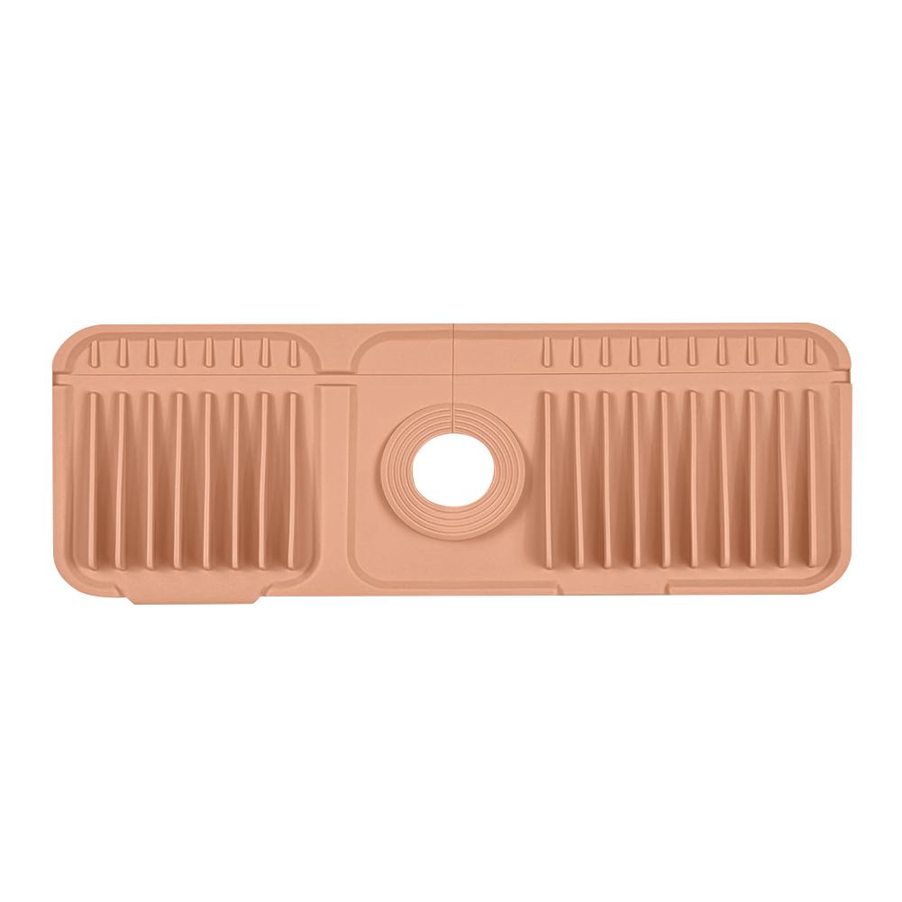 Silicone Faucet Handle Drip Catcher Tray Dish Soap Sponge Holder for Kitchen Sink Accessories Gadgets