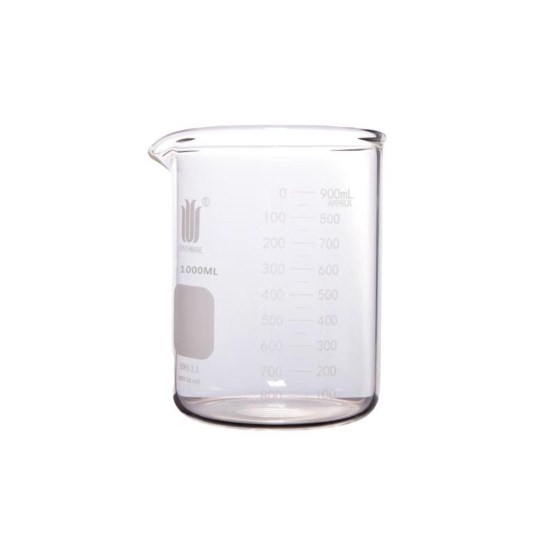 Thick-Walled Borosilicate Glass Beaker, Graduated