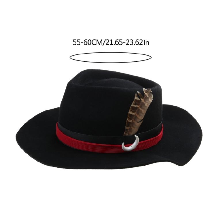 Classical Unisex Hat Cowboy Hat for Travel for Outdoor Gatherings Holiday