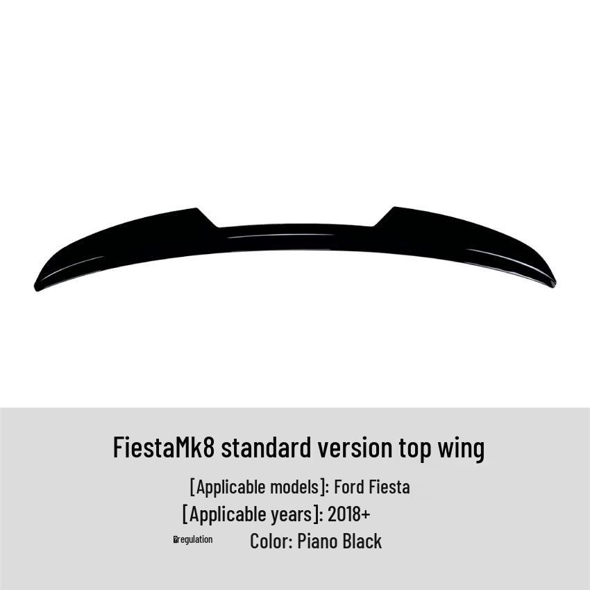 Ford Fiesta MK8 Rear Wing Spoiler for 2018+ Standard Version
