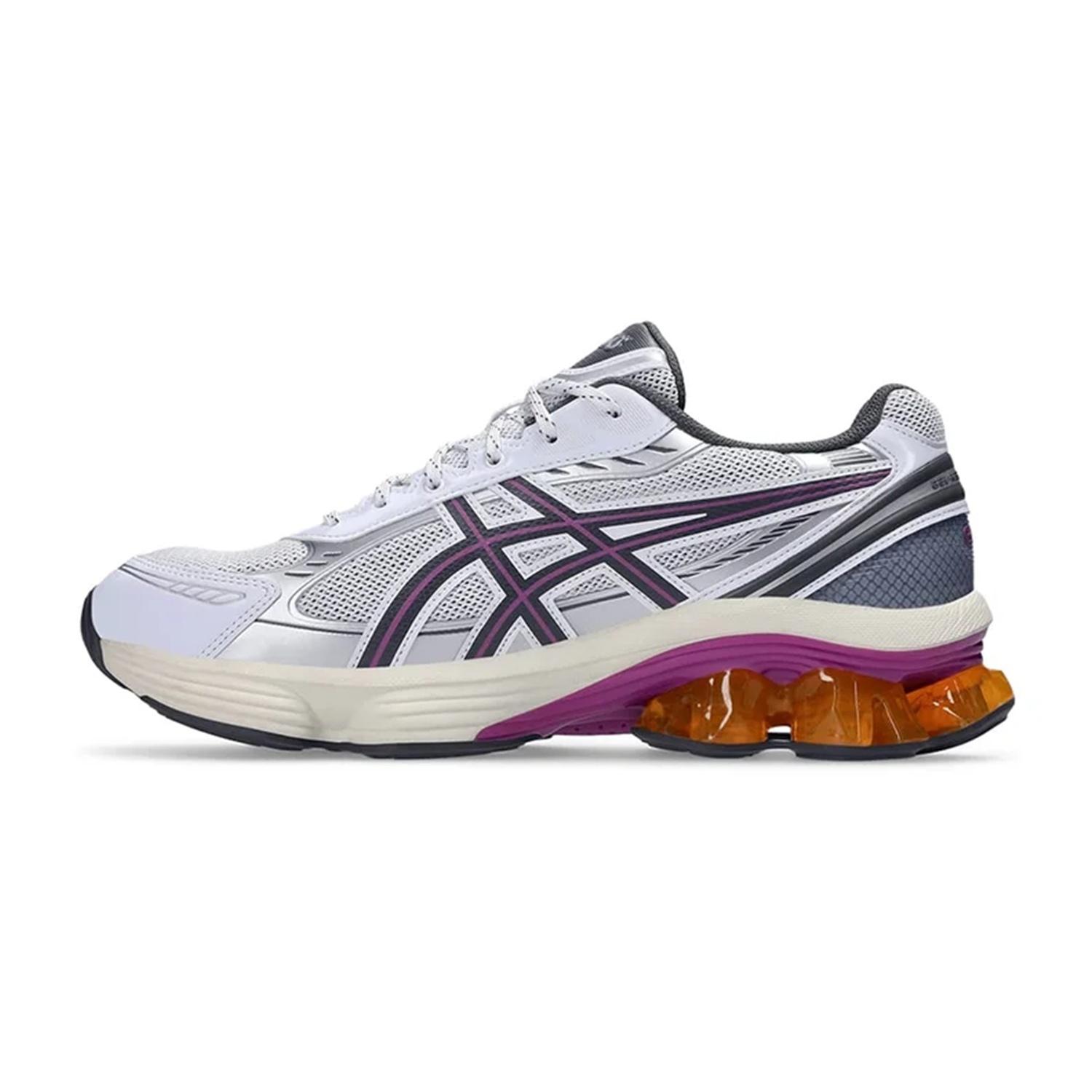 ASICS Gel-Kinetic Fluent  White Truffle Grey  Men s 1203A591-100 EU 45