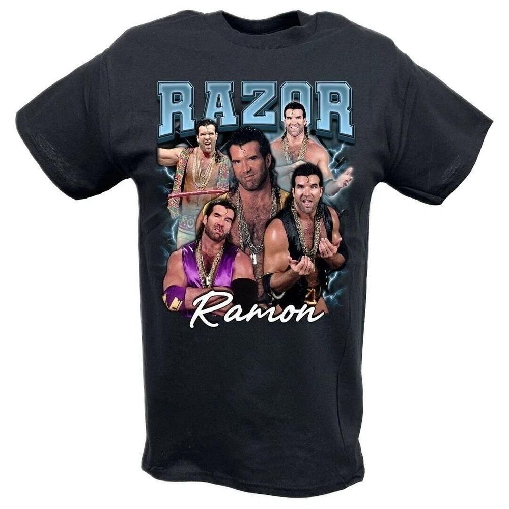 Razor Ramon Five Pose Black Tshirt S