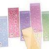 Stars Decal Stickers Scrapbooking Stationery Hearts Stickers PET Bubble Deco Sticker DIY Journal Planner
