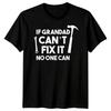 Mens If Grandad Can Fix It Funny Fathers Day T-Shirt Tee Best Dad Ever Papa #FD