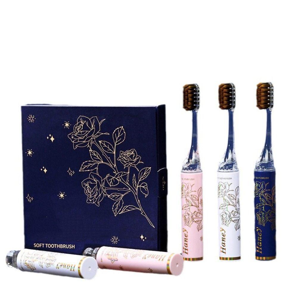 3Pcs Portable Cleaning Teeth Detachable Oral Care New Toothbrush  Travel