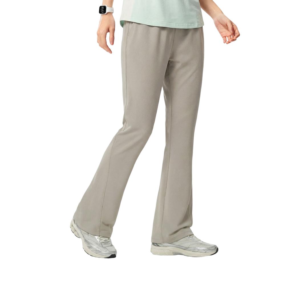 Li Ning Fitness Series Regular Brand Logo Stitched Sports Pants Women bottoms AKYW290-4