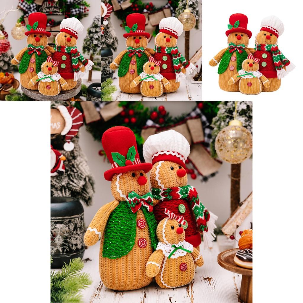 Gingerbread Family Whimsical Dolls Festive Touch For Yuletide Home Accents