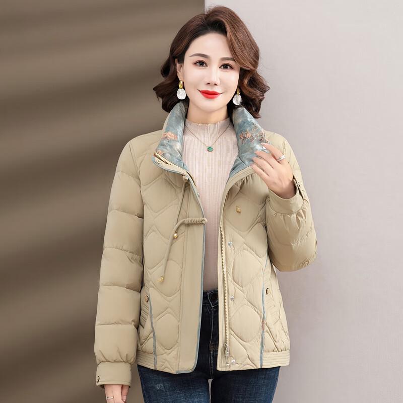 Ronghua Mid-Aged Women's Short Padded Down Jacket