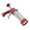 Cookie Press Decorating Kit for Baking Stainless Steel Cookie Maker with Discs and Piping Tips for Biscuits Cake Dessert