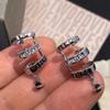 Fashionable Punk Non Piercing Layered Zircon Star Earrings For Men And Women Hip Hop Style Exquisite Creative Jewelry Gifts