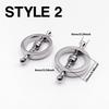 BDSM 1 Pair Metal Nipple Clamps Adjustable Breast Spring Clamps Bondage Sex Slaves Nipple clips Adult Sex Toys For Woman