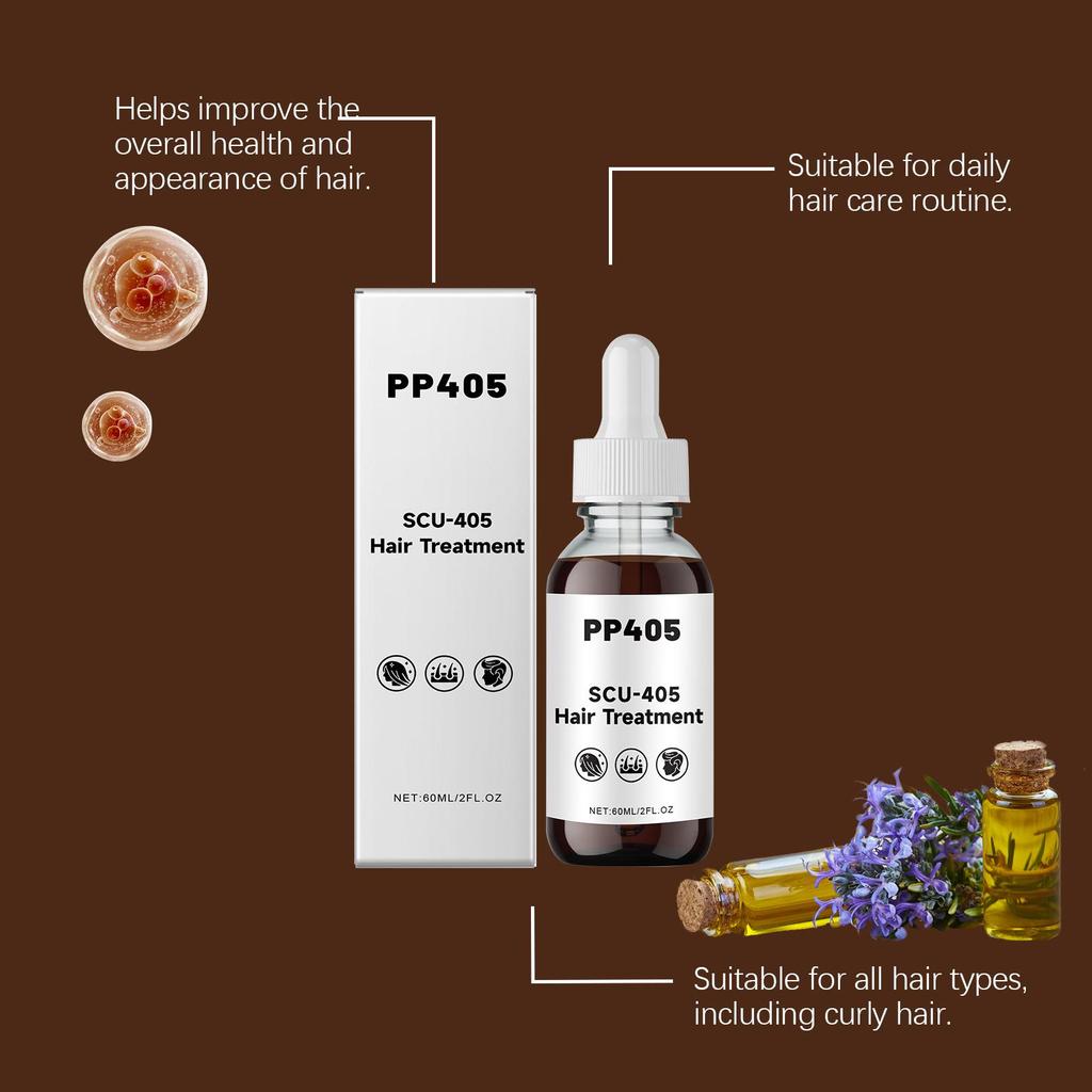 PP405 Hair Growth Oil Ginger Rosemary Oil Strengthening Hair Thickener Smooth Soft Anti Hair Loss Treatment Hair Regrowth Oil