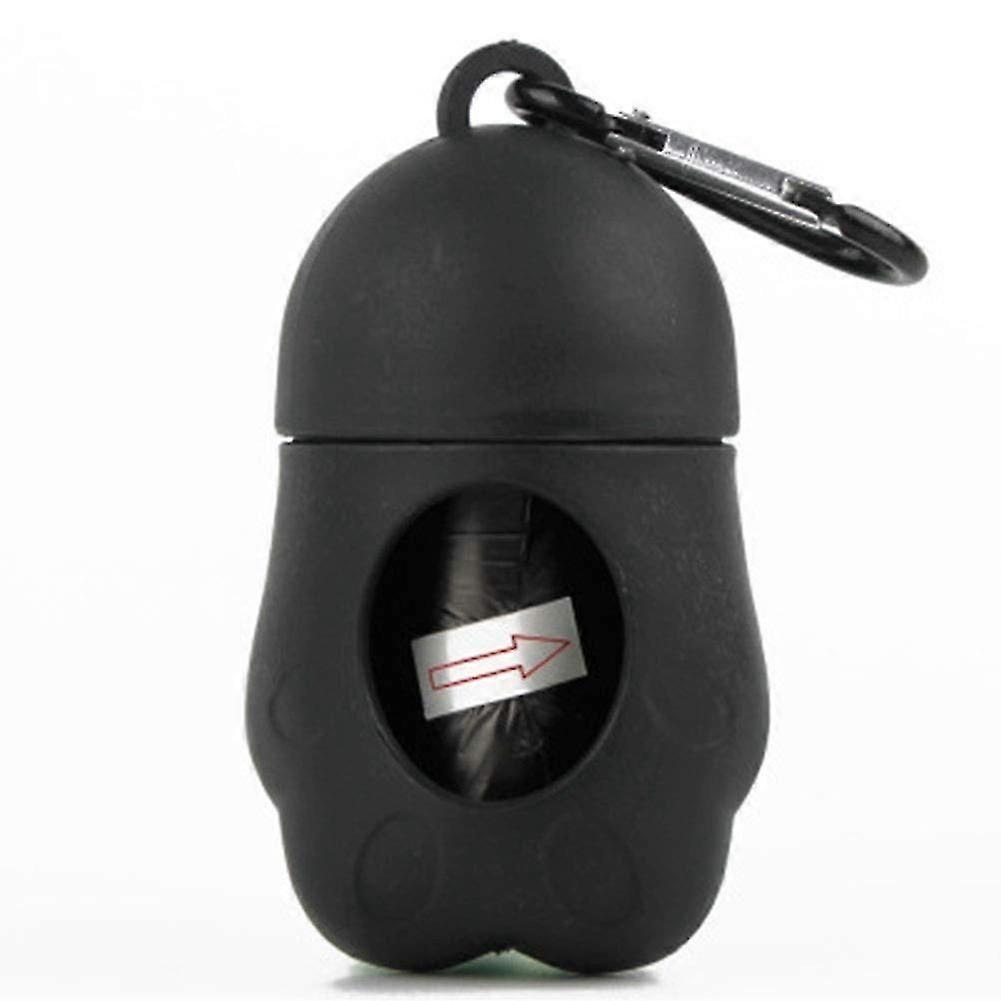 Portable Outdoor Dog Poop Bag Dispenser with Extra Thick Bags