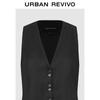 UR 2025 Autumn V-Neck Button Sleeveless Vest for Women
