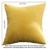 1pc 17.72×17.72inch Corduroy Big Corn Kernel Plush Cushion Cover Sofa Pillow Cover Home Bed Decoration