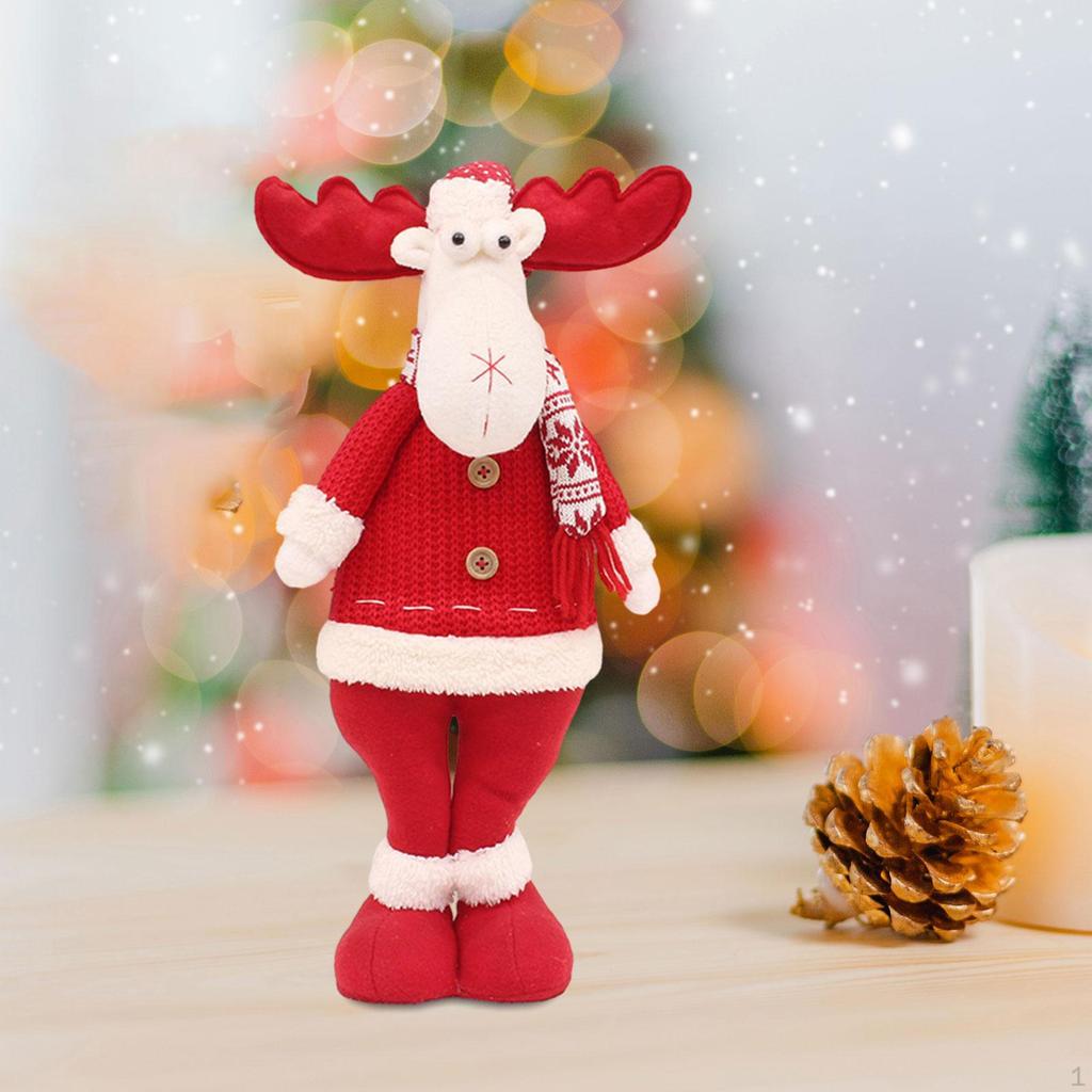 Christmas Collectible Figurines Doll Figurine Adorable Figure Decoration for