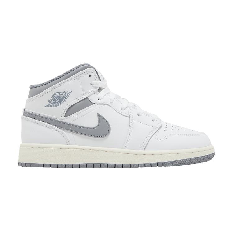 Air Jordan 1 Mid GS  Neutral Grey  37.5