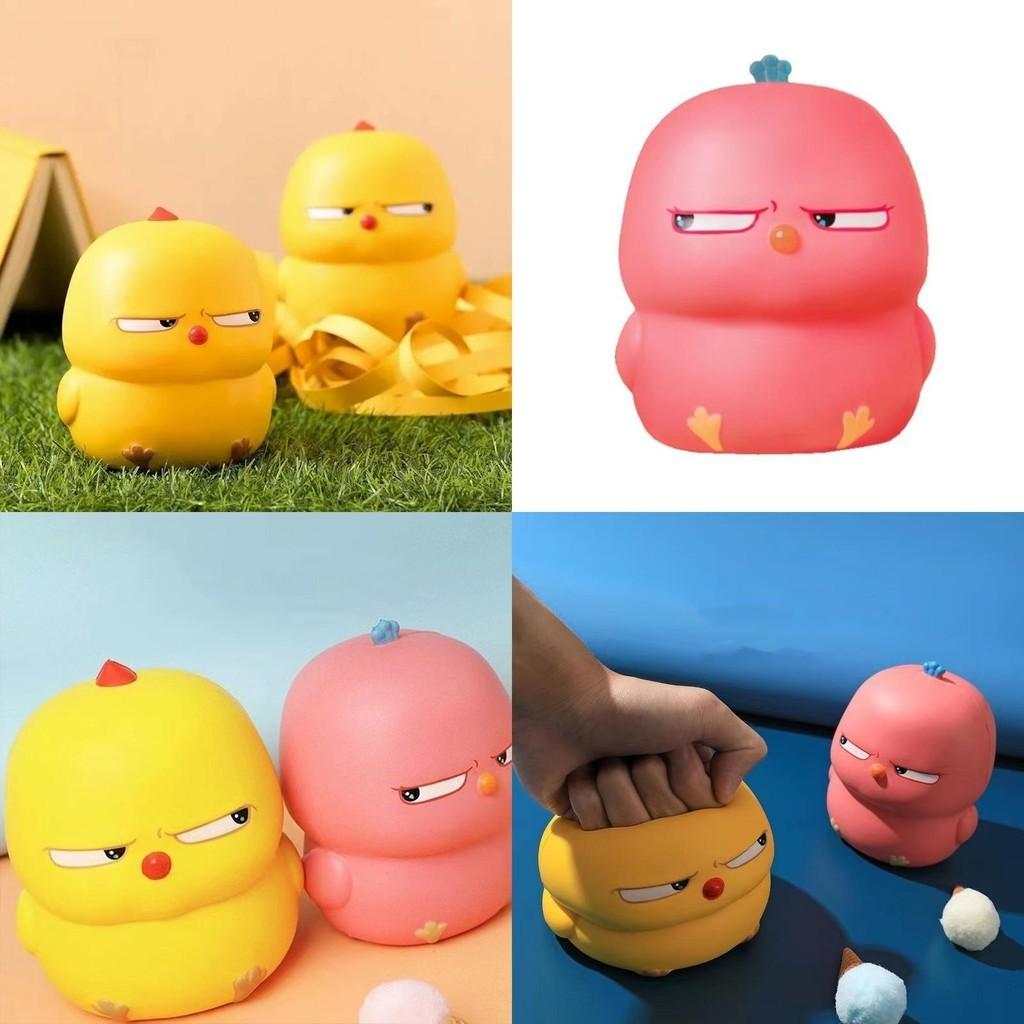 Phebie The Bird Cute Pink Chicken Slow Rising Squishy Toy Great For Calming Your Nerves And Managing Stress