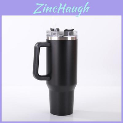 Tasse de voiture en acier inoxydable de 40 oz avec poignée et isolation à double paroi pour les voyages en plein air
