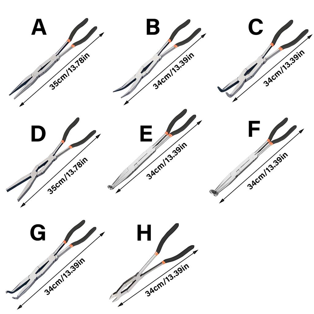 Double Joint Long Handle Plier High Carbon Steel Multifunctional Double Joint Pliers for Home Garage Outdoor Use