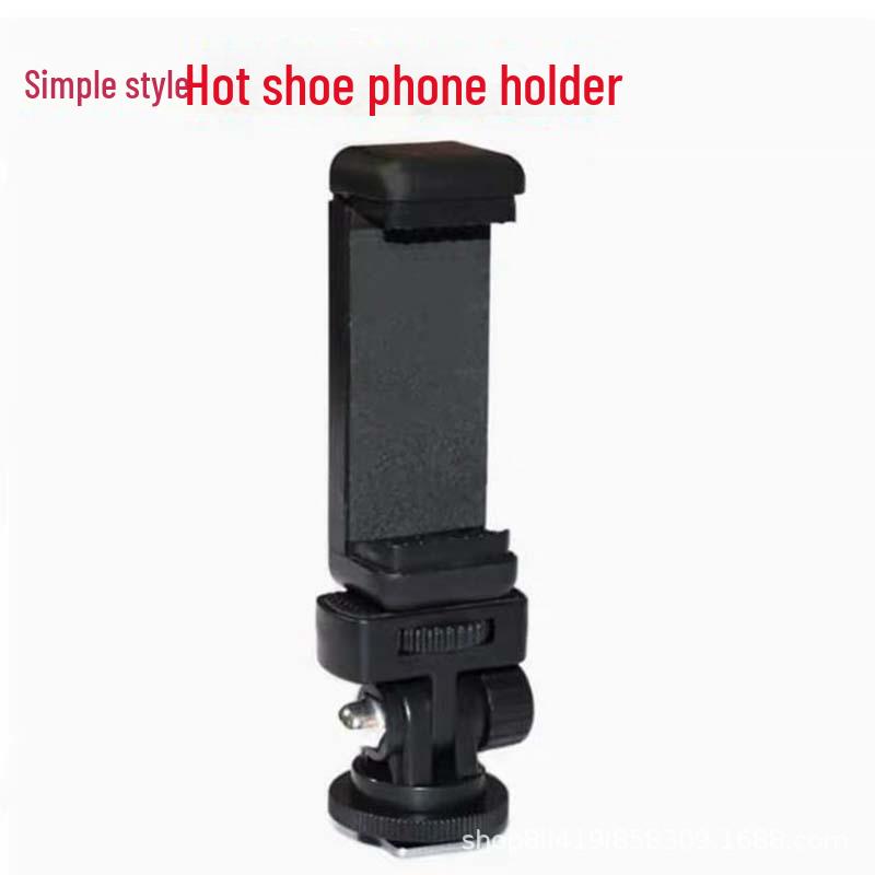 

Крепление для смартфона типа «горячий башмак» для зеркальных и беззеркальных фотокамер, многофункциональный кронштейн-держатель.