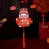 2026 God of Wealth Refrigerator Magnet: Festive New Year Hanging Ornament for Home Decoration