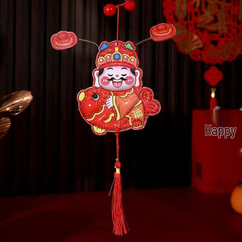 

2026 God of Wealth Refrigerator Magnet: Festive New Year Hanging Ornament for Home Decoration