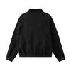QIYOU 2025 Autumn Unisex Retro Dark Patchwork Double Zipper Workwear Jacket