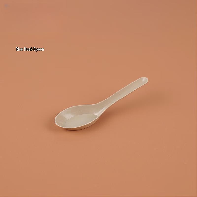

Disposable Rice Husk Plastic Spoons