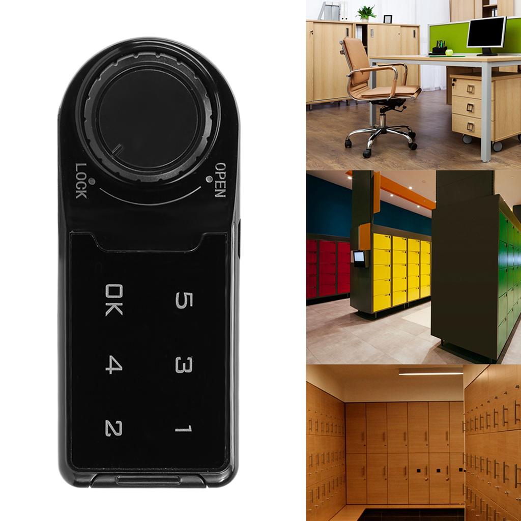 Touch Keyboard Electronic Password Combination Lock for File Cabinet Locker DrawerL=30mm