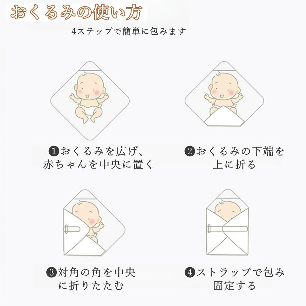 Swaddling Cloth for Baby Bear Newborn Infant Swaddle for Hospital Shrine Sleeping Carrying Baby Shower 85 x 85 cm Hat Discharge, Visit, Bag, Blanket,