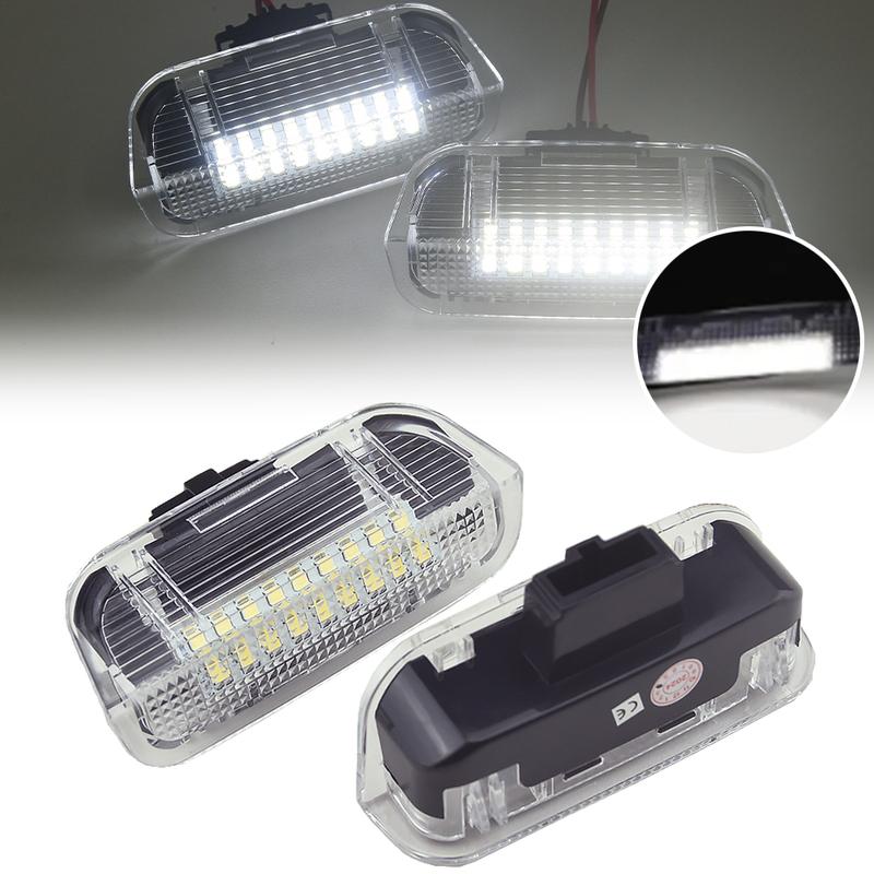 Fit For Porsche Cayenne 2011-2017 For VW Golf Plus 2005-2009 2x Led Rear Door Courtesy Lights Under Warning Lamps