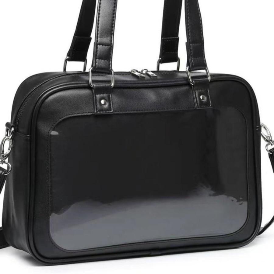 Japanese Anime Ita Crossbody Bag - Transparent Badge Doll Bag for Students & Women